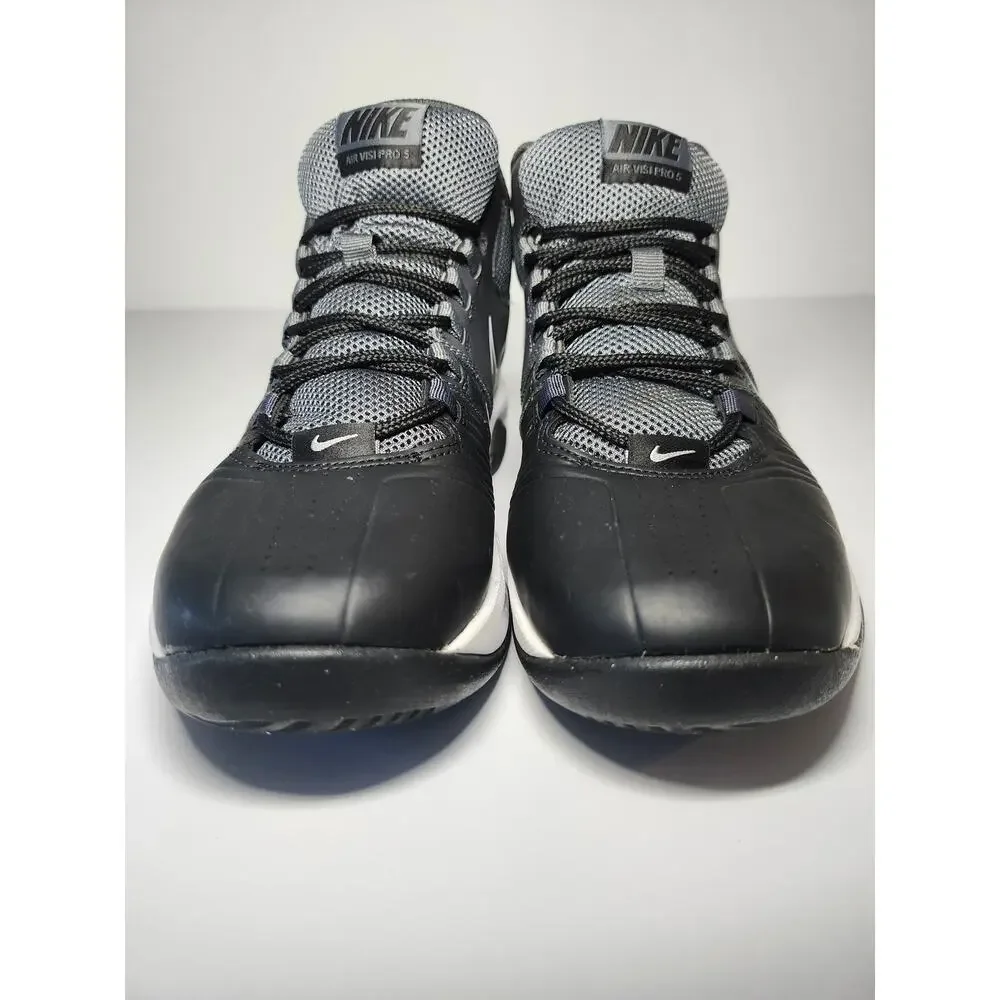 Nike Air Visi Pro 5 Black Mens 8.5 /Women's 10 Basketball Sneaker Sporty